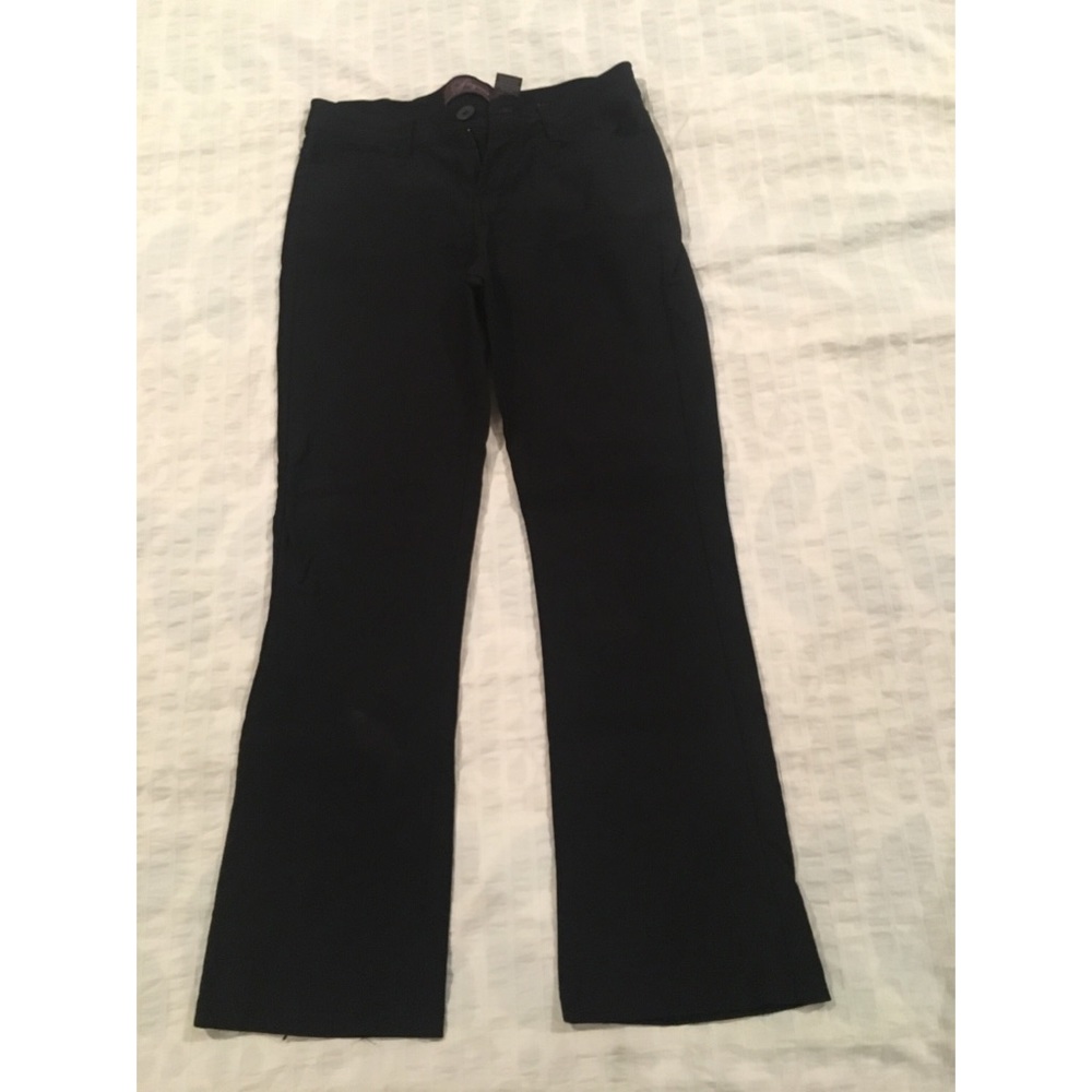 Black bootcut jeans